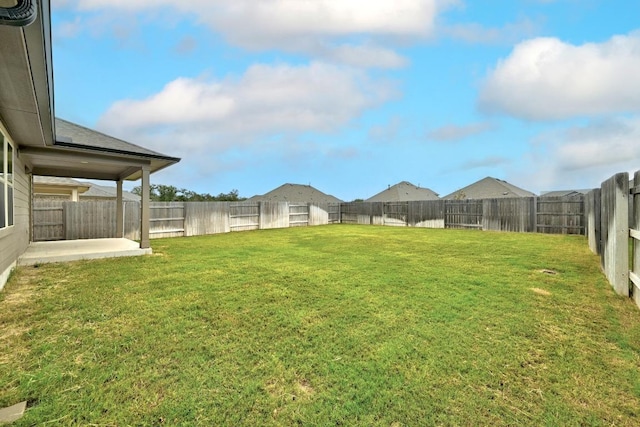 149 Hackberry Ln, Bastrop, TX 78602 - fenced backyard with a patio