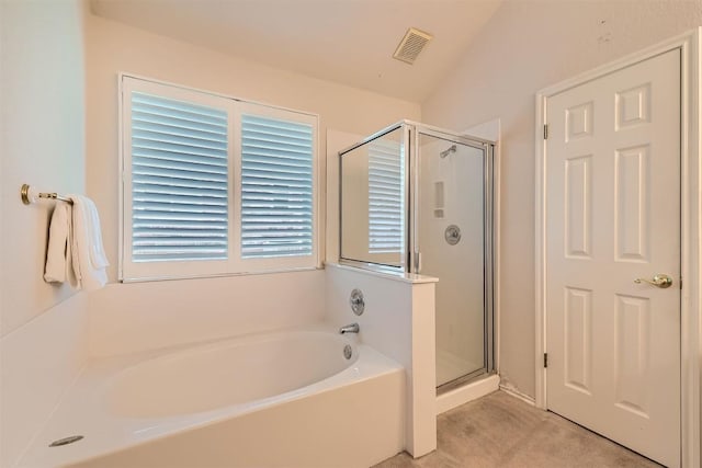 1108 Red Ranch Cir, Cedar Park, TX 78613 - full bath featuring a garden tub and a shower stall