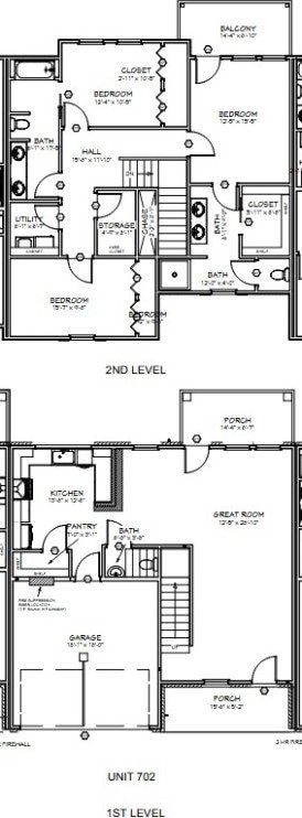 2105 Tiger Trl Unit 702, Round Rock, TX 78664 - view of floor plan / room layout
