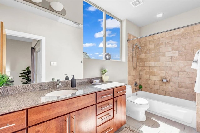 5325 Sendero Hills Pkwy, Austin, TX 78724 - full bath with vanity, tile patterned floors, and bathing tub / shower combination