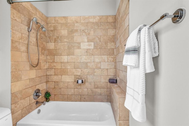 5325 Sendero Hills Pkwy, Austin, TX 78724 - bathroom featuring shower / washtub combination and toilet