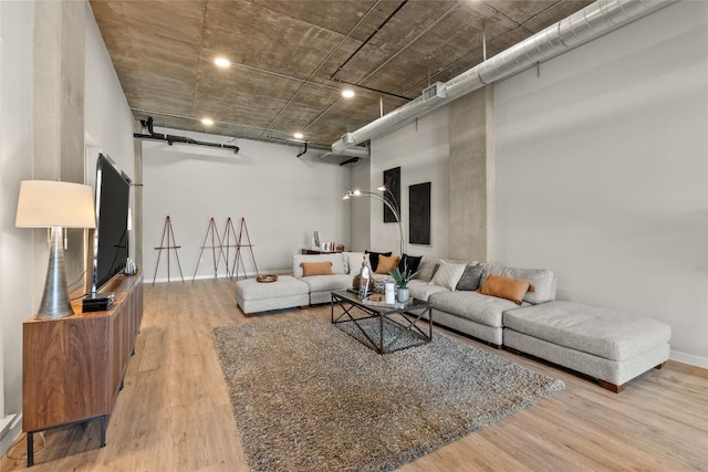4510 Terry-O Ln Unit 126, Austin, TX 78745 - living room featuring wood finished floors and baseboards