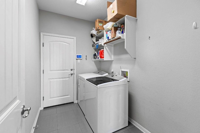 1702 Ambling Trl, Cedar Park, TX 78613 - laundry area featuring washing machine and dryer and light tile patterned floors