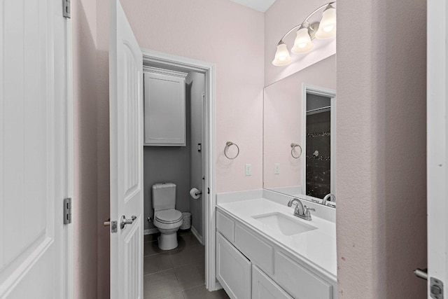 1702 Ambling Trl, Cedar Park, TX 78613 - bathroom with vanity and tile patterned flooring