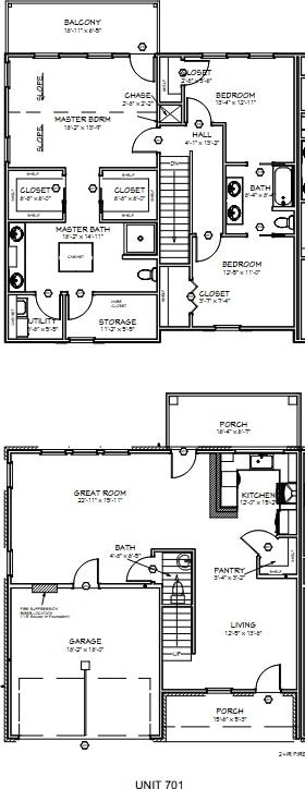 2105 Tiger Trl Unit 701, Round Rock, TX 78664 - view of room layout