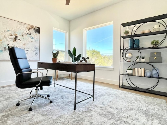 21408 Lakefront Dr, Lago Vista, TX 78645 - office featuring baseboards