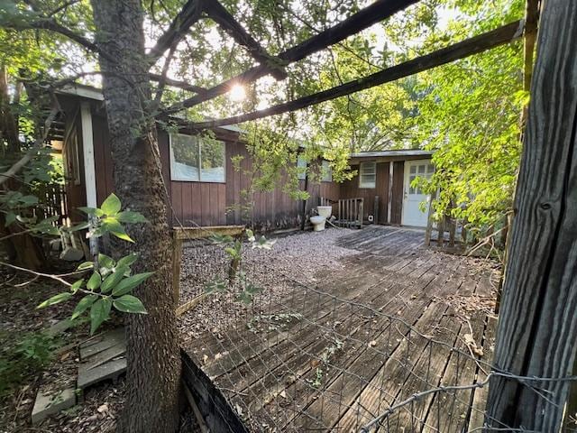 908 Glass Dr, Leander, TX 78641 - view of wooden terrace