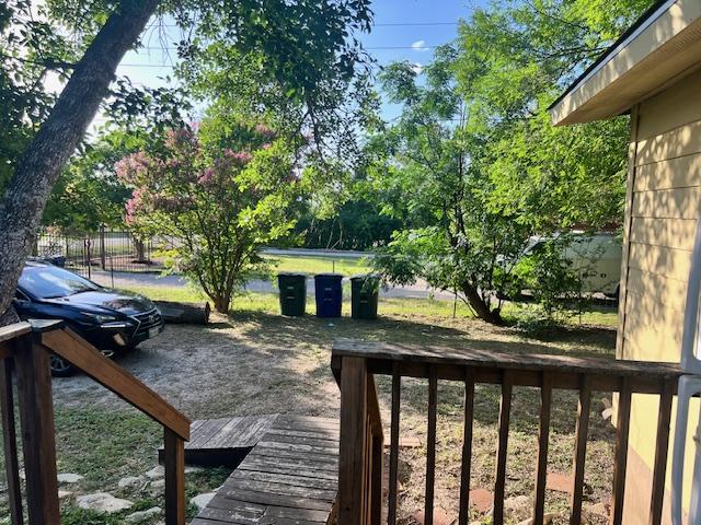 908 Glass Dr, Leander, TX 78641 - view of wooden deck