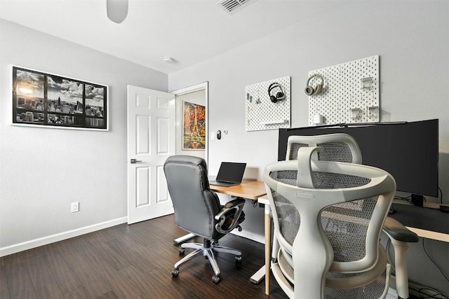 7314 Danwood Dr, Austin, TX 78759 - office space featuring wood finished floors and baseboards