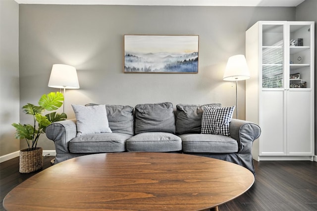 7314 Danwood Dr, Austin, TX 78759 - living room with wood finished floors and baseboards
