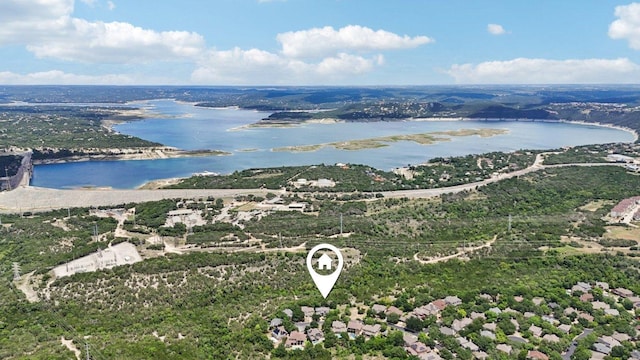 13008 Medina River Way, Austin, TX 78732 - aerial view of a large body of water