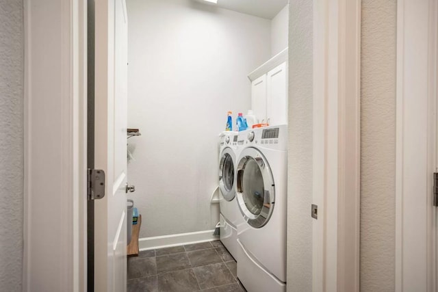 11612 Sierra Nevada, Austin, TX 78759 - laundry room with cabinet space and separate washer and dryer