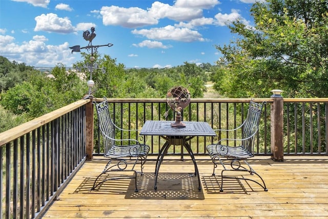 601 Strada Luca, Florence, TX 76527 - view of wooden deck