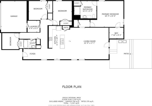 633 Weizenbock Ln, Austin, TX 78728 - view of property floor plan