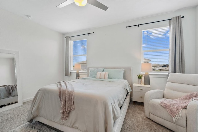 13821 Zuhause Dr, Pflugerville, TX 78660 - bedroom with carpet flooring and a ceiling fan