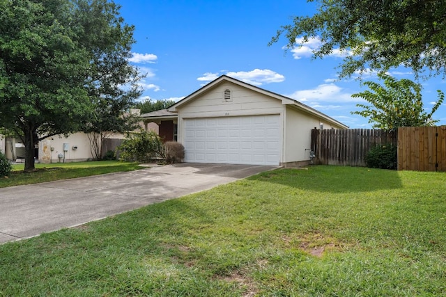 184 Atlantis, Kyle, TX 78640 - ranch-style house with driveway and a garage