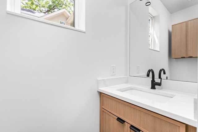 2917 Lyons Rd Unit 1, Austin, TX 78702 - bathroom with vanity and healthy amount of natural light