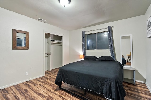 2503 Parker Ln Unit A & B, Austin, TX 78741 - bedroom featuring wood finished floors and a closet
