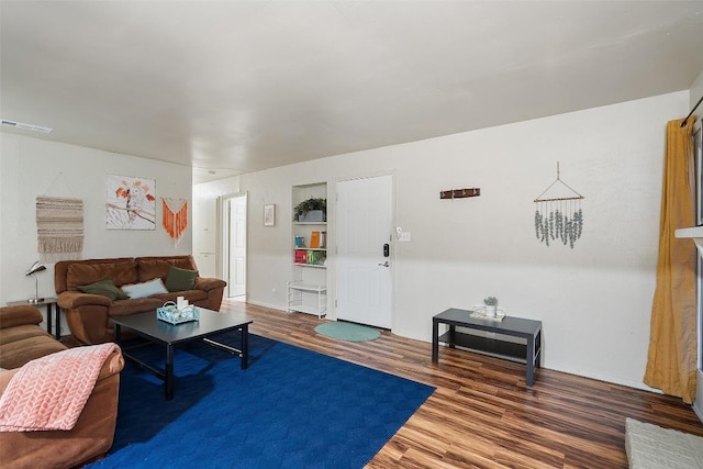2503 Parker Ln Unit A & B, Austin, TX 78741 - living area featuring wood finished floors and baseboards