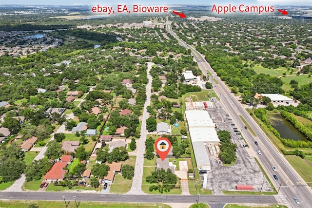 8511 Slant Oak Dr, Austin, TX 78729 - drone / aerial view of a nearby body of water
