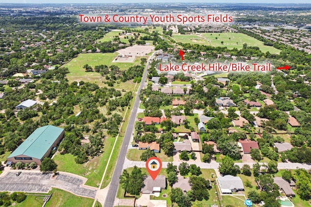8511 Slant Oak Dr, Austin, TX 78729 - bird's eye view
