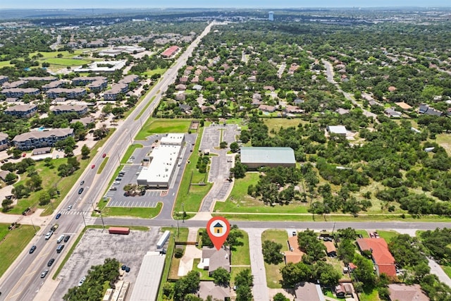 8511 Slant Oak Dr, Austin, TX 78729 - aerial view of property and surrounding area