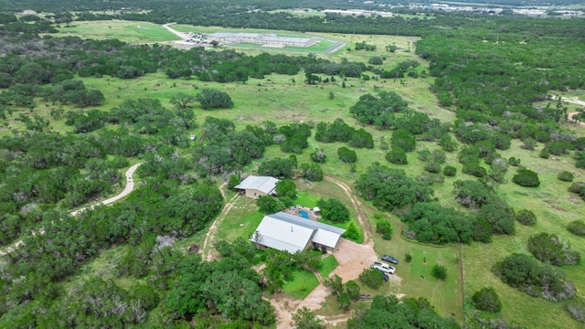 201 N Oak Vista Dr, Burnet, TX 78611 - aerial view of property's location with rural landscape