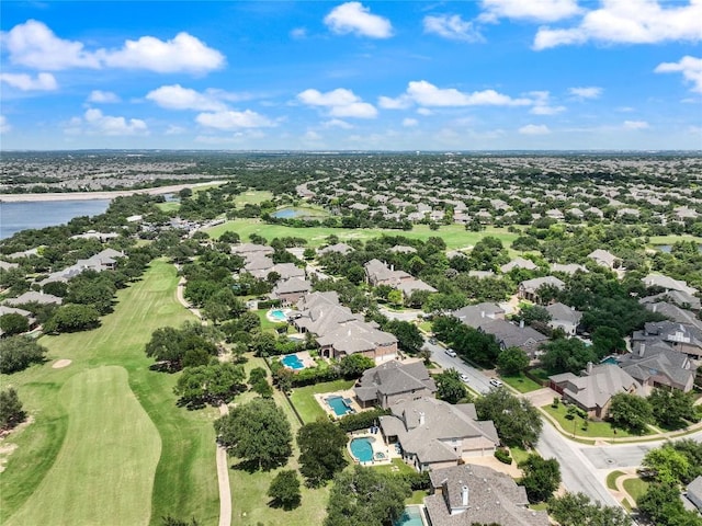 15208 Sunningdale St, Austin, TX 78717 - aerial view of residential area featuring a nearby body of water and a golf course
