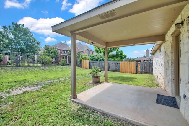 11017 Casitas Dr, Austin, TX 78717 - fenced backyard featuring a patio area