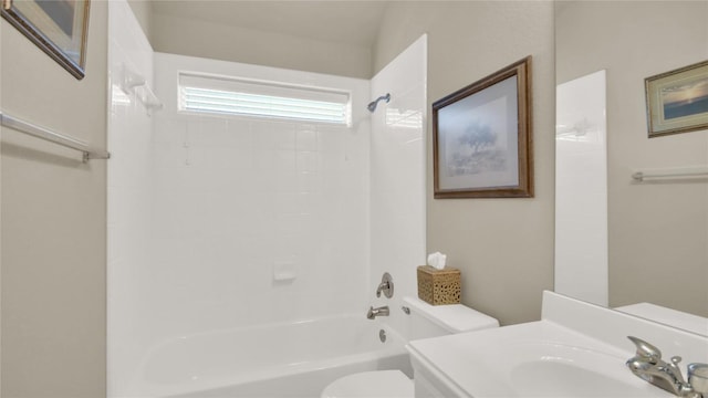 11017 Casitas Dr, Austin, TX 78717 - bathroom featuring tub / shower combination and vanity
