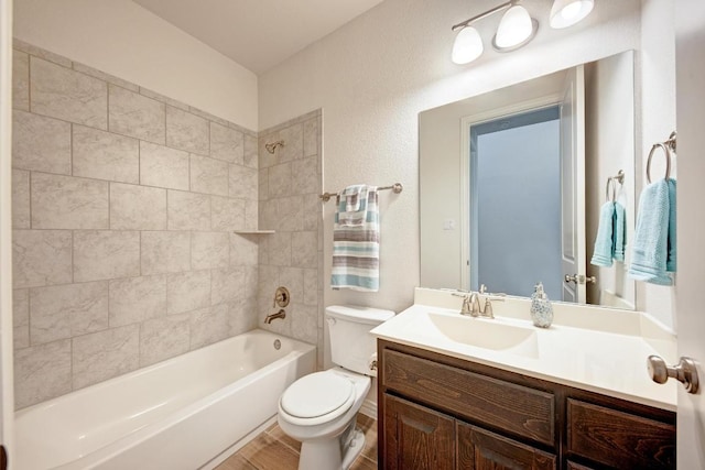 2953 Diego Dr, Round Rock, TX 78665 - bathroom featuring vanity and shower / tub combination