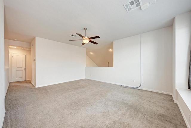 2953 Diego Dr, Round Rock, TX 78665 - carpeted empty room with ceiling fan and baseboards