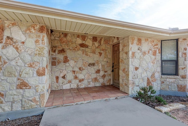 817 Mountain Creek Rd, Marble Falls, TX 78654 - doorway to property featuring stone siding