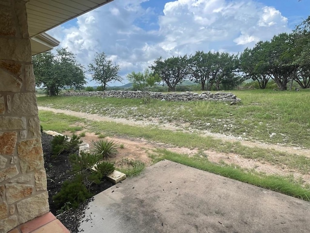 817 Mountain Creek Rd, Marble Falls, TX 78654 - view of yard featuring a patio area
