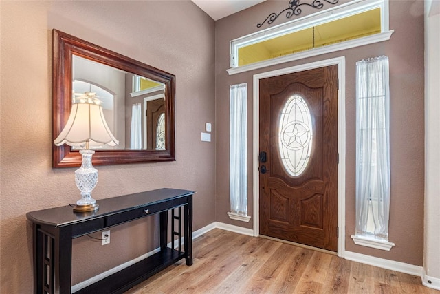 700 Stokesay Castle Path, Pflugerville, TX 78660 - entrance foyer featuring light wood-style floors and baseboards