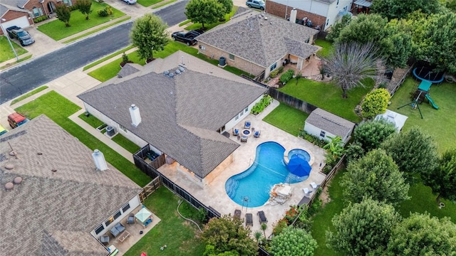 700 Stokesay Castle Path, Pflugerville, TX 78660 - bird's eye view of a pool