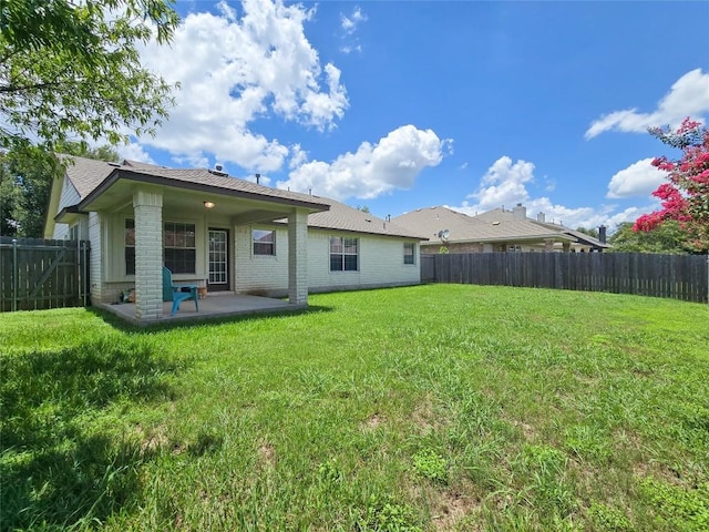 11704 Fletcher Hall Ln, Austin, TX 78717 - rear view of property with a patio area and a fenced backyard