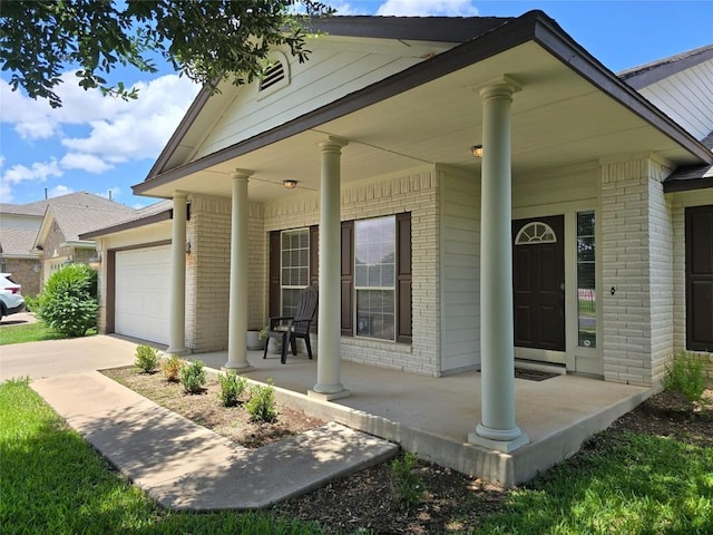 11704 Fletcher Hall Ln, Austin, TX 78717 - view of front facade featuring covered porch and brick siding