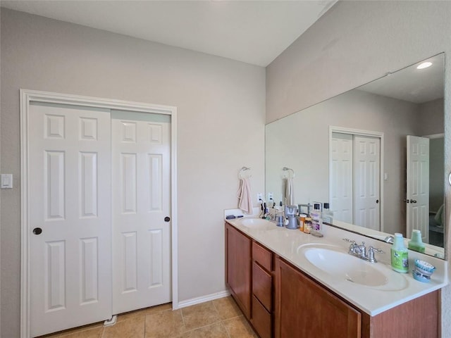 11704 Fletcher Hall Ln, Austin, TX 78717 - full bath featuring double vanity and baseboards