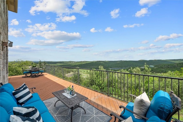 4700 River Place Blvd Unit 3, Austin, TX 78730 - wooden deck with outdoor dining area