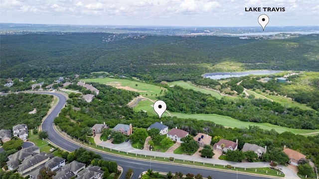 4700 River Place Blvd Unit 3, Austin, TX 78730 - aerial overview of property's location featuring nearby suburban area and a forest