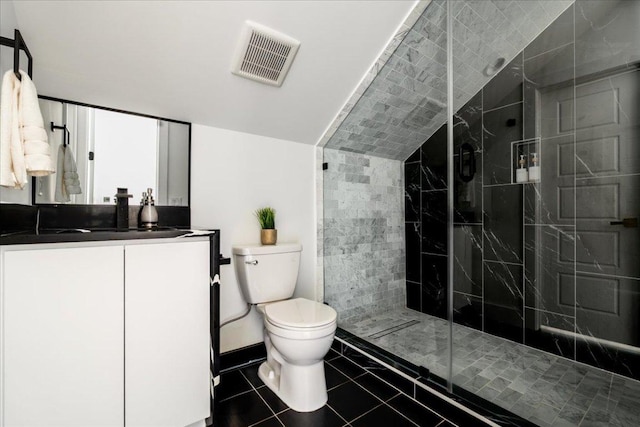 2902 Gonzales St Unit 2, Austin, TX 78702 - full bath with vanity, a stall shower, and tile patterned floors