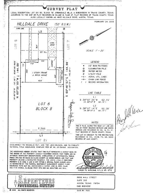 4805 Hilldale Dr Lot, Lot, Austin, TX 78723 - photo 8