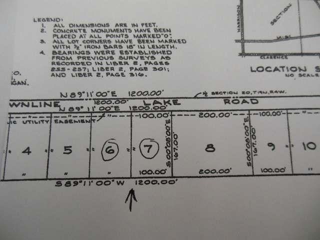 LOTS6 Townline Lake Rd, Harrison MI, 48625 land for sale