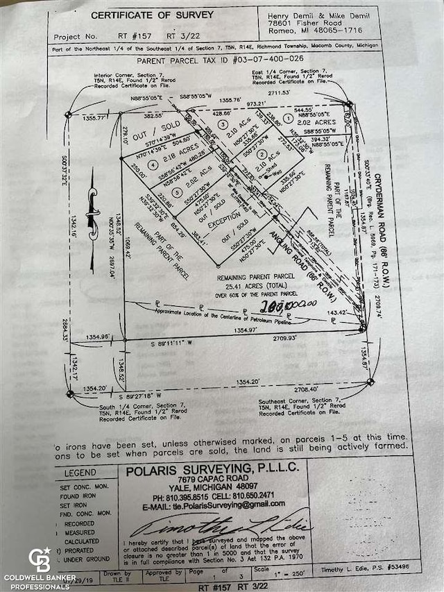 00 Angling Rd, Richmond MI, 48062 land for sale