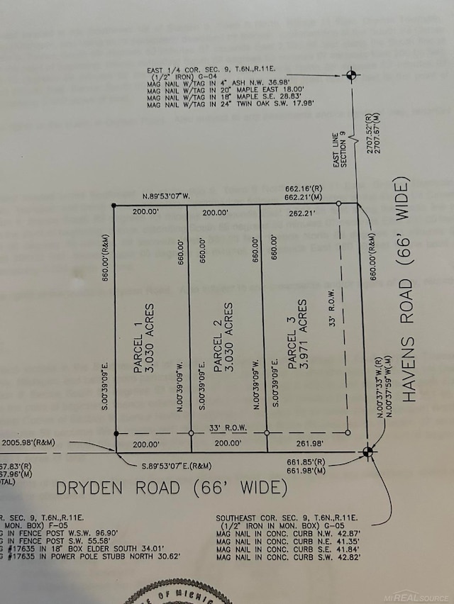 0 Dryden Rd, Dryden MI, 48428 land for sale