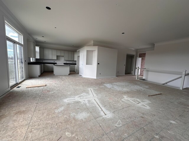 view of unfurnished living room