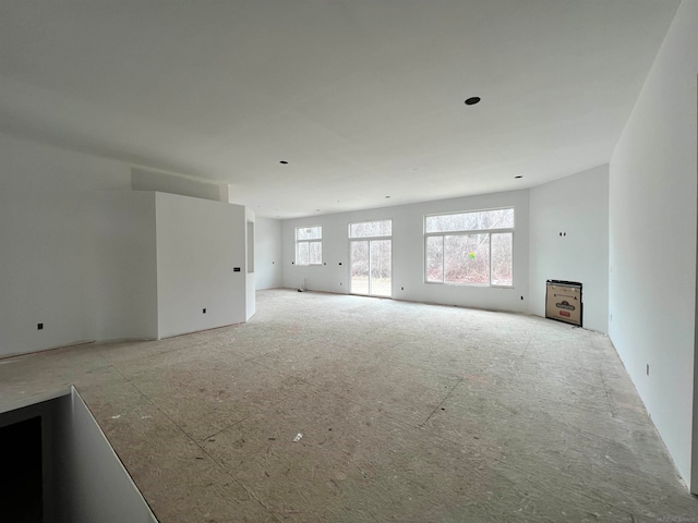 view of unfurnished living room