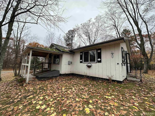 view of rear view of house