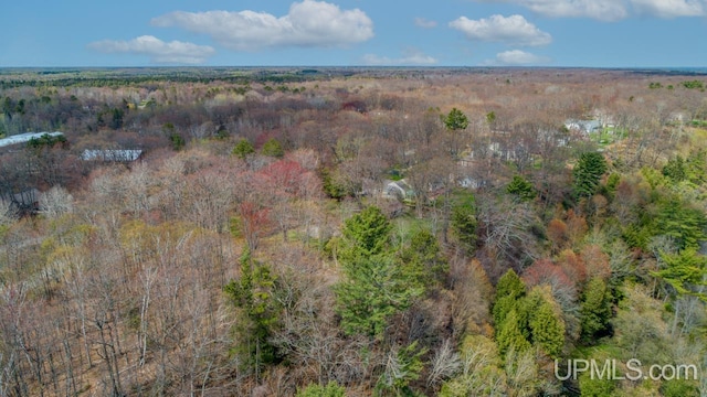 view of aerial view